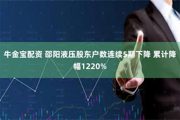 牛金宝配资 邵阳液压股东户数连续5期下降 累计降幅1220%